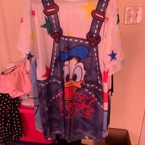 Donald Duck Graphic T-Shirt with Stars